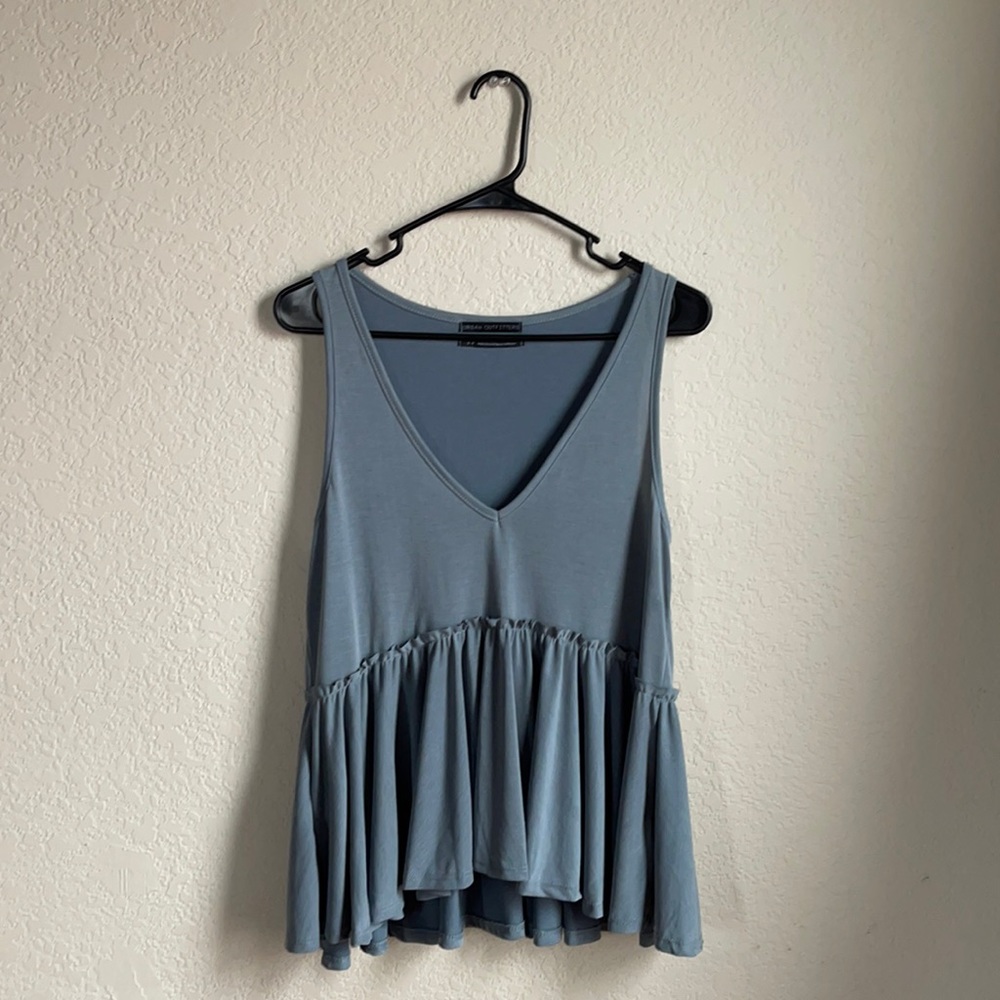 Blue tank top